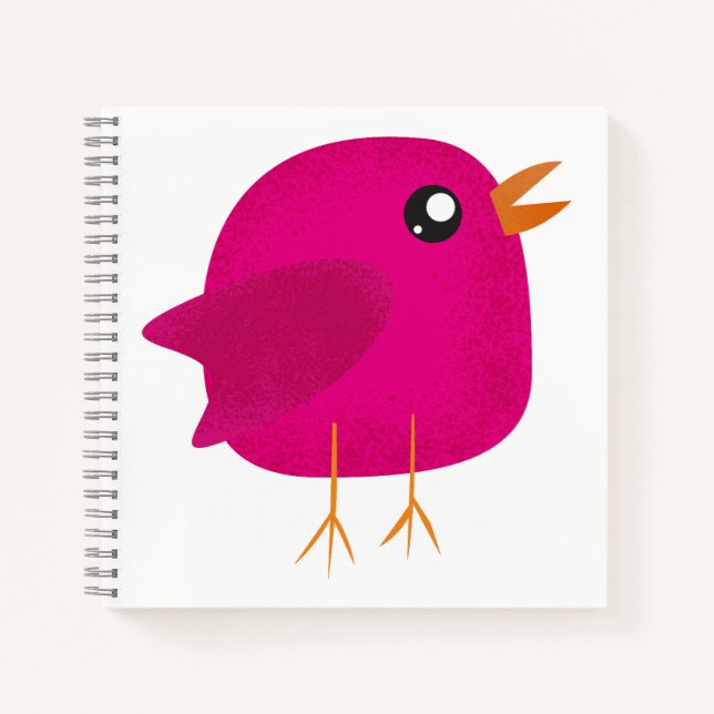 Kinder niedliche Birke Notizbuch (Vorderseite)