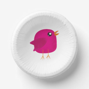 Kinder niedliche Birke Pappteller