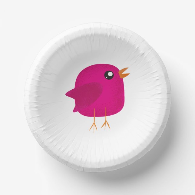 Kinder niedliche Birke Pappteller (Vorderseite)