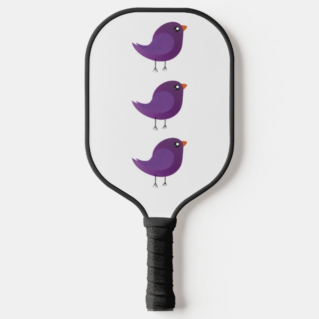 Kinder niedliche Birke Pickleball Schläger (Vorderseite)