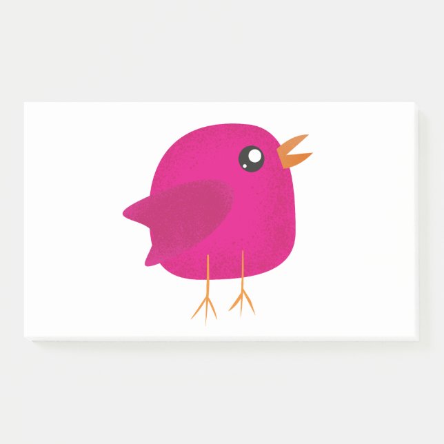 Kinder niedliche Birke Post-it Klebezettel (Vorderseite)