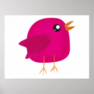 Kinder niedliche Birke Poster