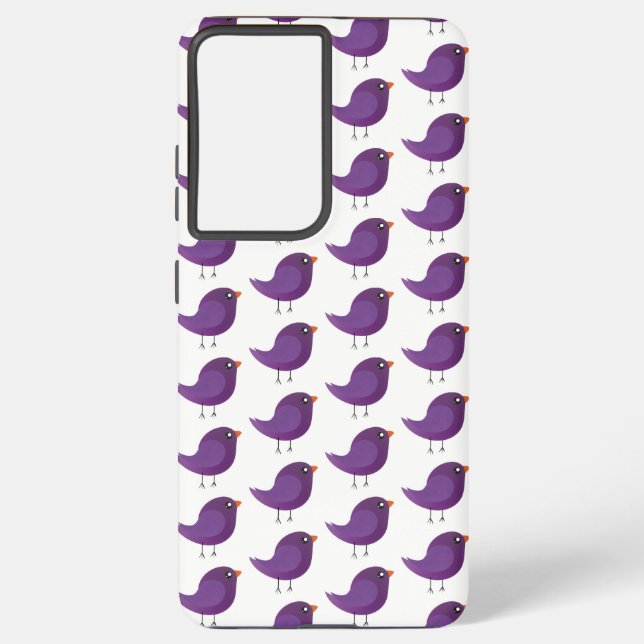 Kinder niedliche Birke Samsung Galaxy Hülle (Rückseite)
