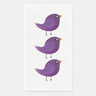 Kinder niedliche Birke Serviette