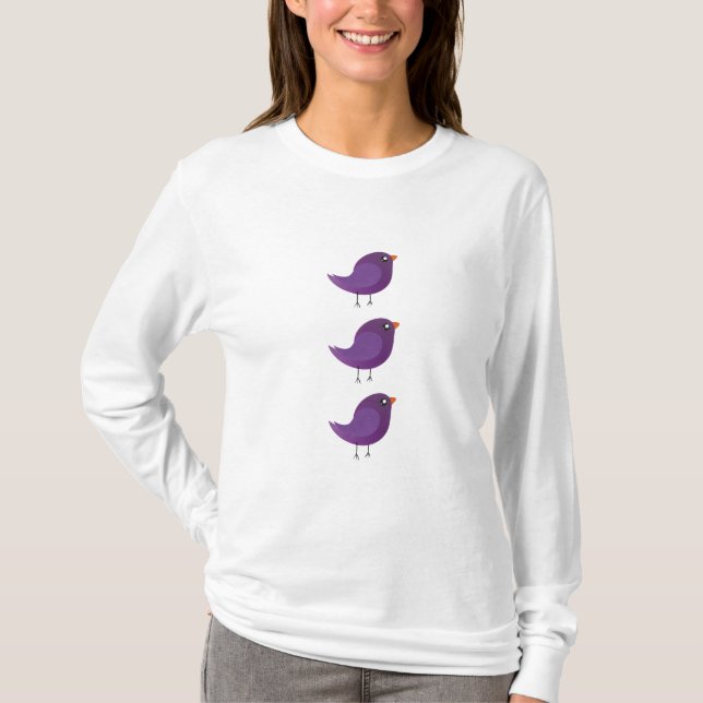 Kinder niedliche Birke T-Shirt (Vorderseite)