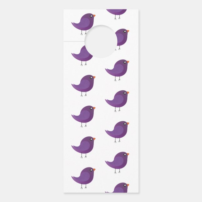 Kinder niedliche Birke Türanhänger (Vorderseite)