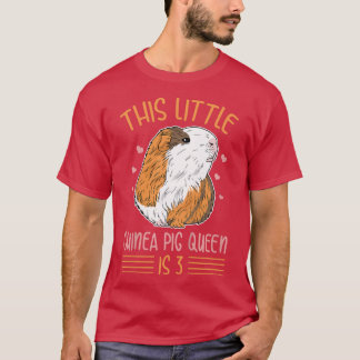 Kinder Niedliche Guinea Schweinedesign für eine 3 T-Shirt