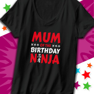 Kinder Ninja Party Karate Mum des Geburtstags Ninj T-Shirt
