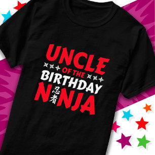 Kinder Ninja Party Karate Onkel von Geburtstag Nin T-Shirt