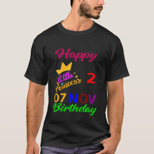 Kinder November Mädchen Geburtstag 7. November Ann T-Shirt