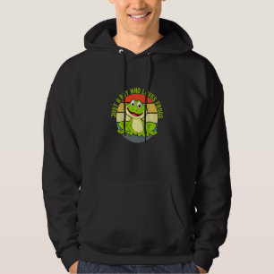 Kinder nur ein Junge, der Frösche Liebe Amphibien Hoodie