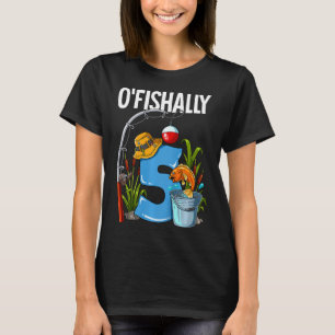 Kinder O'fishally 5 Jahre alt 5. Geburtstag Angeln T-Shirt