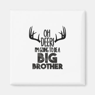 Kinder Oh Hirsch großer Bruder Jagd Schwangerschaf Magnet