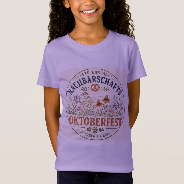Kinder Oktoberfest 2026 T-Shirts (Vorderseite)