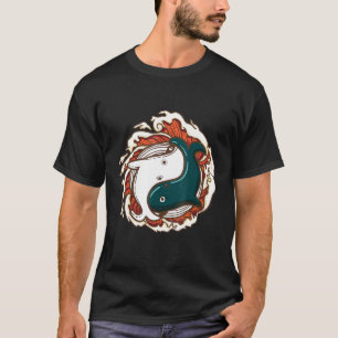 Kinder Orcas Whale Orca Yin und Yang Animal Moti T-Shirt
