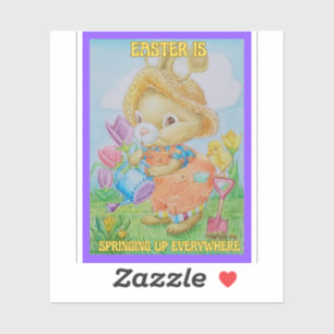 Kinder Oster Springtime Sticker