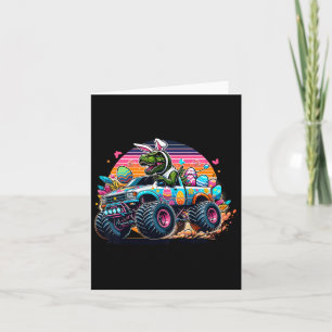 Kinder Osterjunge Shirts Jungs T Rex Dinosaur Rabb Karte