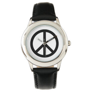 Kinder Peace Sign Watch Armbanduhr