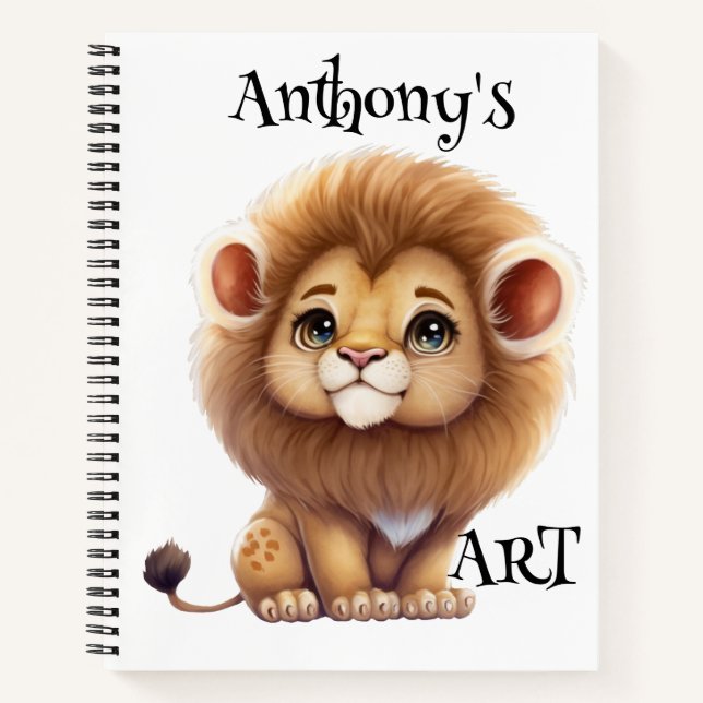 Kinder personalisieren notizbuch (Vorderseite)