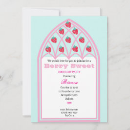Kinder Personalisiert Berry Sweet Party Einladung