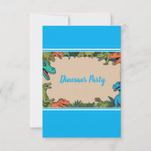 Kinder Personalisiert Dinosaurier Party Dankeschön