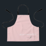 Kinder Personalisiert Giralrosa Monogramm Name Nie Schürze<br><div class="desc">Kinder Modernes Mit Monogramm Rosa und Weiß mit stilvollem Silber Elegant Moderne Schürze. Diese Schürze kann auf Ihre geistlichen Initialen und Vor- und Nachnamen angepasst werden und ist ein perfekter Geburtstag,  Babydusche,  Hochzeit,  Brautparty,  Jubiläum,  Muttertag oder Junggeselinnen-Abschied Geschenk. Bitte kontaktieren Sie den Designer,  um passende Artikel zu erhalten.</div>