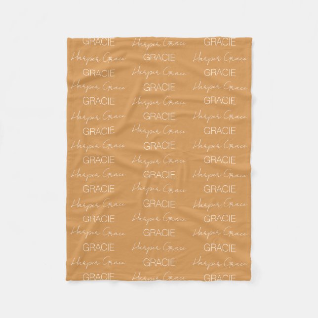 Kinder Personalisiert Name Fleece Blanket (Vorderseite)