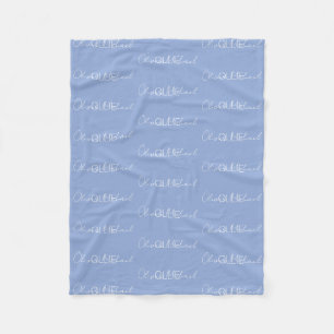 Kinder Personalisiert Name Fleece Blanket
