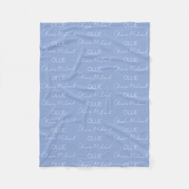 Kinder Personalisiert Name Fleece Blanket (Vorderseite)