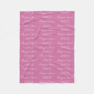 Kinder Personalisiert Name Fleece Blanket