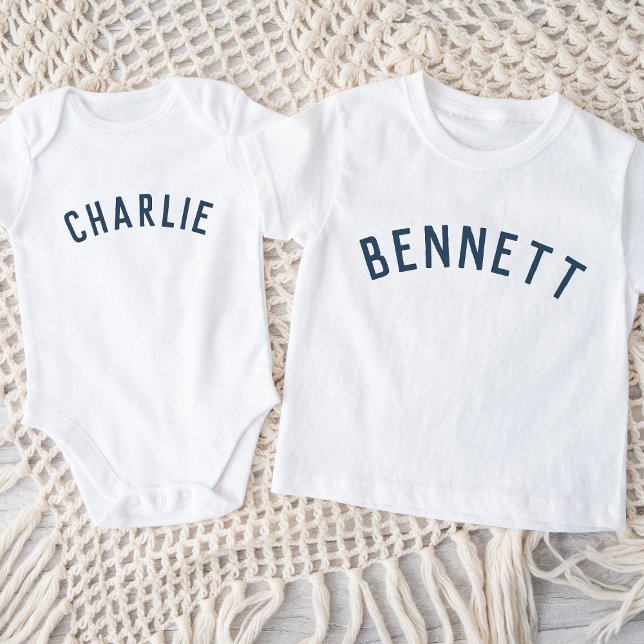 Kinder Personalisiert Name T-Shirt | Dunkelblau (Von Creator hochgeladen)