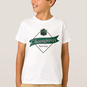 Kinder personalisierte Champions Diamant Grafik Sp T-Shirt