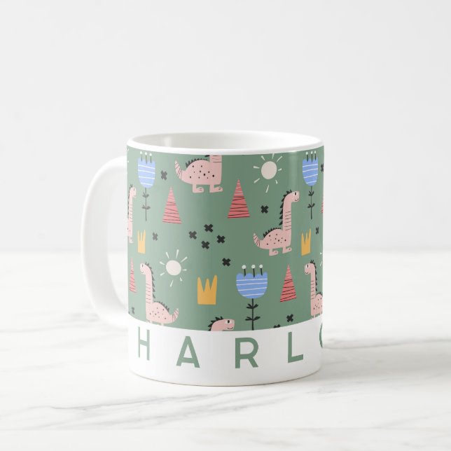 Kinder Personalisierte Tasse (Vorderseite Links)