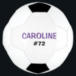 Kinder Personalisierter Name und Jersey Nummer Fußball<br><div class="desc">Dein Lieblingsfußballspieler wird diesen personalisierten Fußball Liebe geben. Passen Sie den Namen und die Nummer des Spielers an. Dieser Ball wird Weihnachten,  Geburtstagen oder jeden anderen besondere Anlass ein besonderes Geschenk machen.</div>