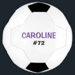 Kinder Personalisierter Name und Jersey Nummer Fußball<br><div class="desc">Dein Lieblingsfußballspieler wird diesen personalisierten Fußball Liebe geben. Passen Sie den Namen und die Nummer des Spielers an. Dieser Ball wird Weihnachten,  Geburtstagen oder jeden anderen besondere Anlass ein besonderes Geschenk machen.</div>