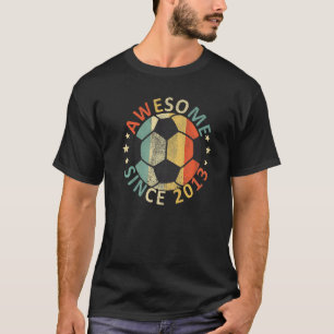 Kinder Phantastisch seit 2013 9. Geburtstag Fußbal T-Shirt