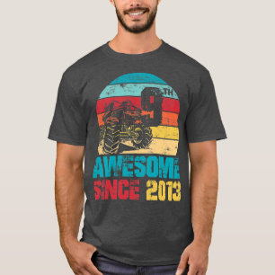 Kinder Phantastisch seit 2013 9. Geburtstag Monste T-Shirt