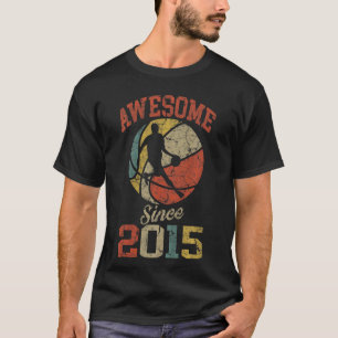 Kinder Phantastisch seit 2015 7. Geburtstag Basket T-Shirt