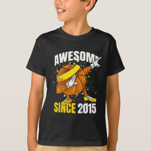 Kinder Phantastisch seit 2015 - 8. Basketball Gebu T-Shirt