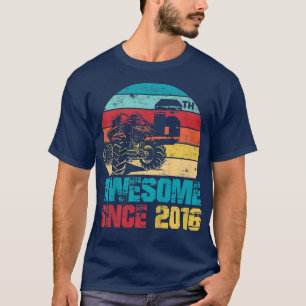 Kinder Phantastisch seit 2016 6. Geburtstag Monste T-Shirt