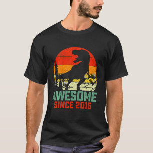 Kinder Phantastisch seit 2016 Dinosaurier 6 Jahre  T-Shirt