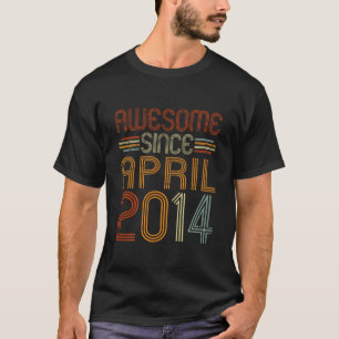 Kinder Phantastisch seit April 2014 Jungen Mädchen T-Shirt