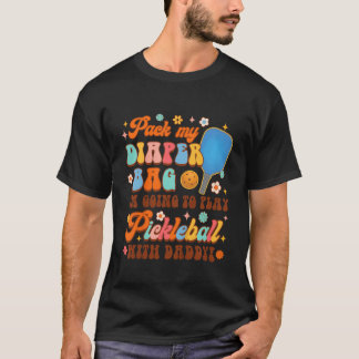 Kinder Pickleball Daddy Me Ich werde Pickleball sp T-Shirt