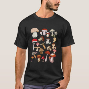Kinder Pilzkollektion Mykologie Pilz T Shirt
