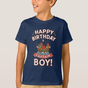 Kinder-Pirat-Geburtstagsfeier Familie T-Shirt