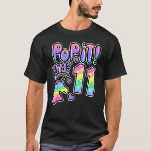 Kinder Pop 11. Geburtstag Mädchen Jungen 11 Jahre T-Shirt