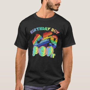 Kinder Pop 8. Geburtstag Junge Dino Gamer P T-Shirt