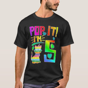 Kinder Pop Es 5. Geburtstag Mädchen Jungen 5 Jahre T-Shirt