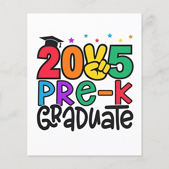 Kinder Pre-K Grad 2025 Preschool Prek Abschluss (Vorderseite)