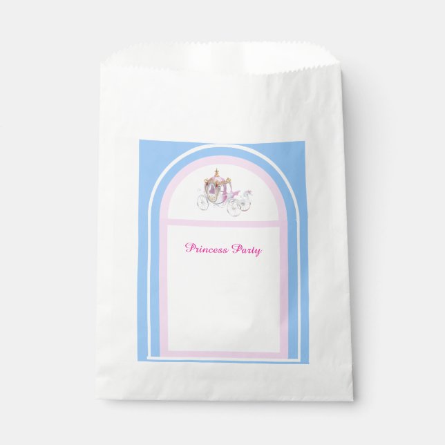 Kinder Princess Geburtstagsfeier für Tasche Geschenktütchen (Vorderseite)